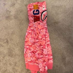 Bape Pink Camo Hoodie